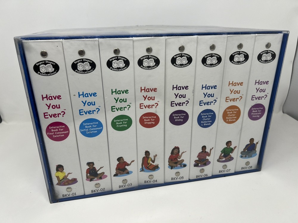 Super Duper Have You Ever? Interactive Books for Phonology