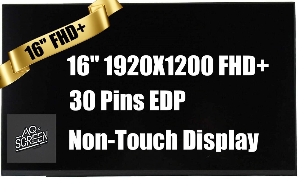 B160UAN04.4 replacement matrix Panel 16.0" 1920X1200 laptop LCD Screen