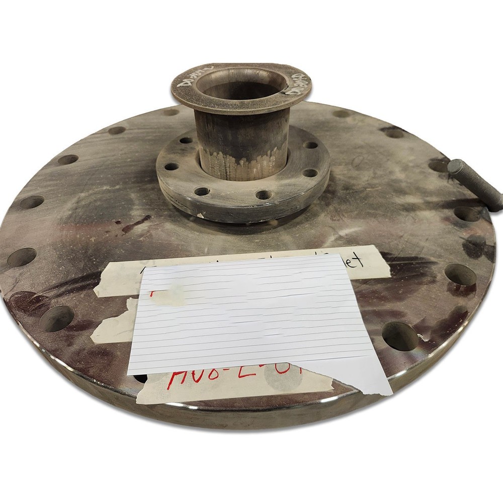 18" CLASS 150 BLIND FLANGE W 4" LAP FLANGE NOZZLE