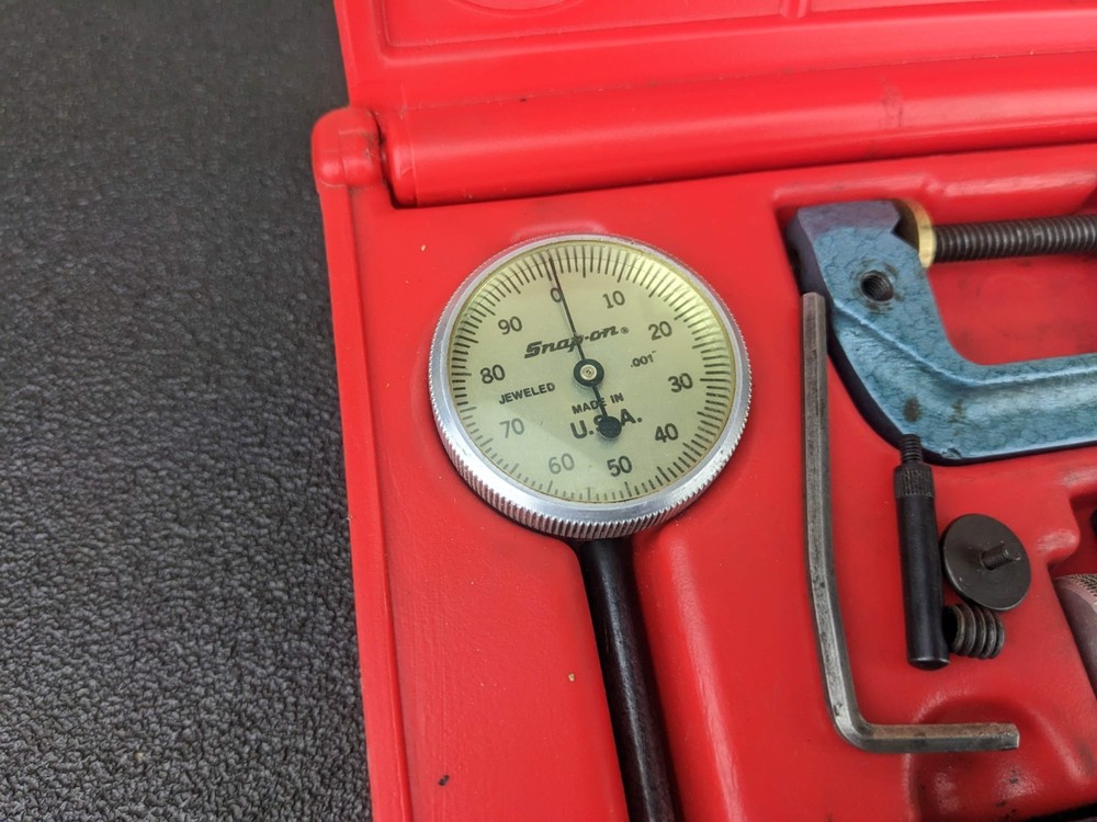 #bn722 Snap-On Tools Dial Test Set PMF 135 in Case