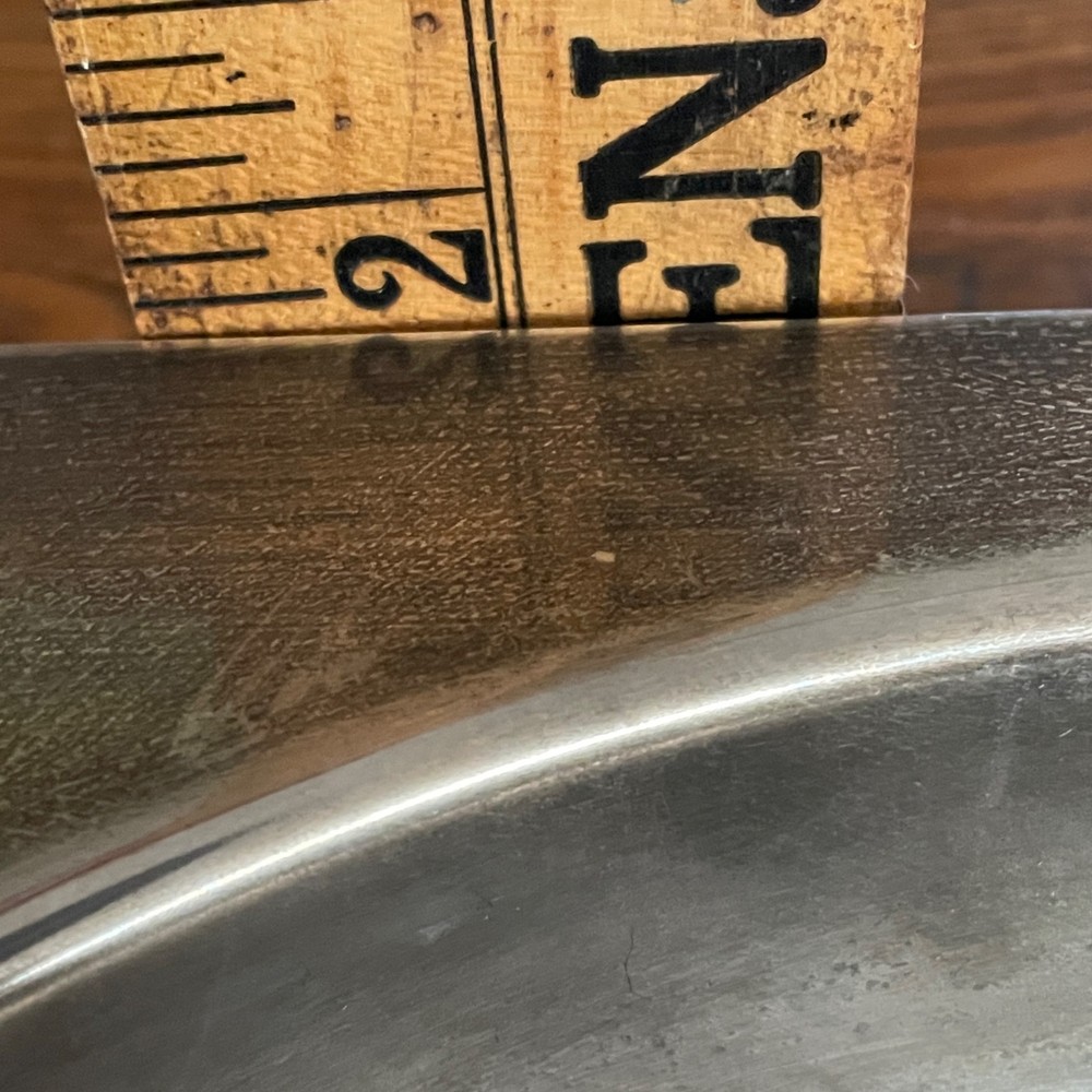 12" Silver Plated Geometric Square Bowl LASLO for TOWLE Modernist Serve Patina