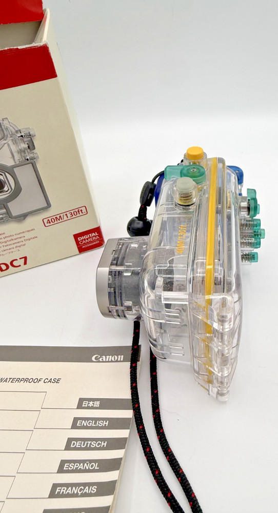 Cannon Digital Camera Clear Waterproof Case WP-DC17 40m /130ft