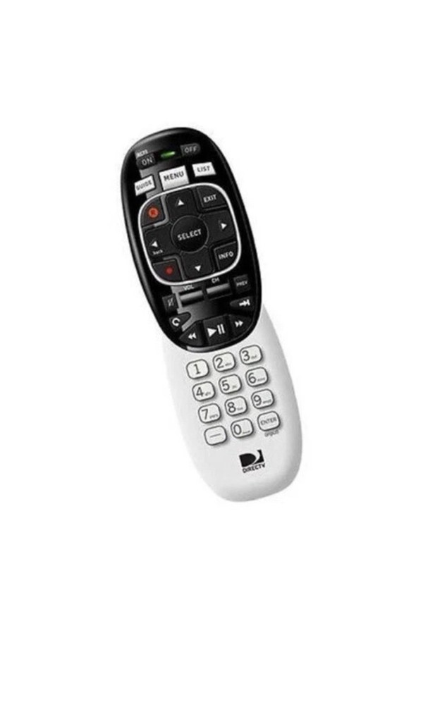 DIRECTV RC73 HD Digital RF Remote Control White Black Satellite TV