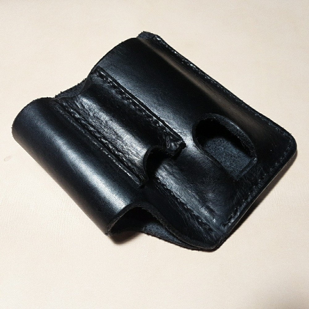 EDC Leather Pouch Leatherman Flashlight Tactical Pen Tool Pouch