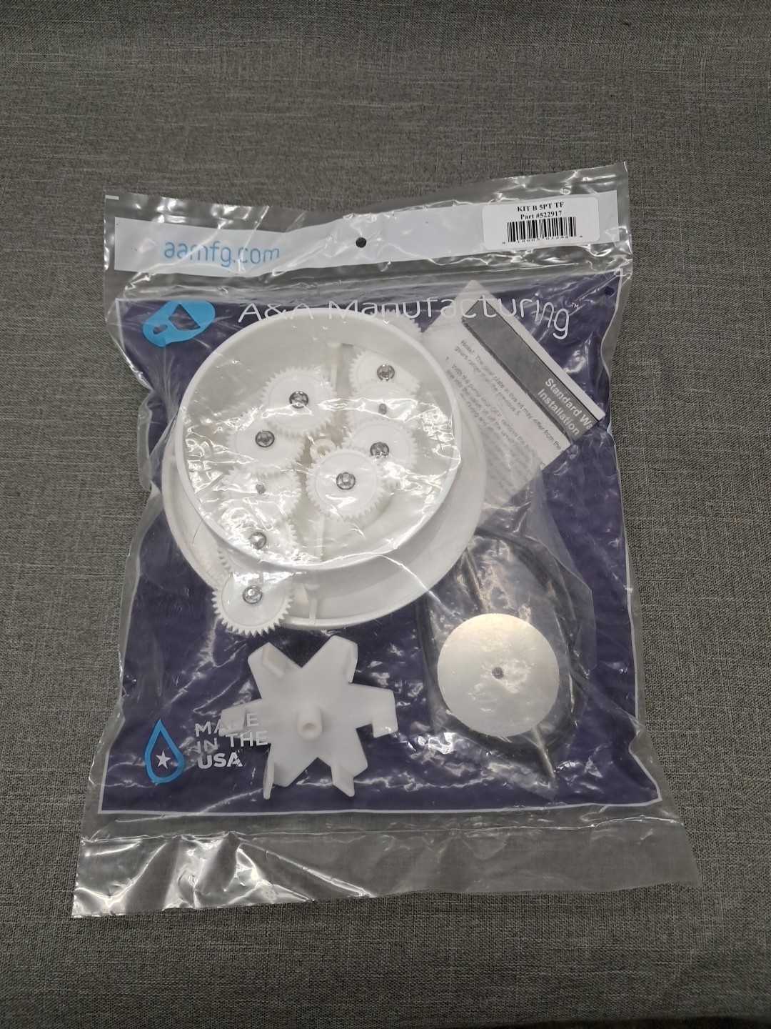 New A&A Manufacturing 5-Port Top Feed Ball Valve Repair Kit #522917