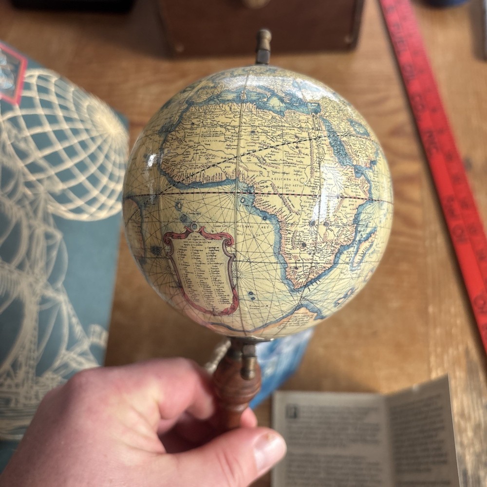 Authentic Models Mercator Terrestrial 4” Globe c.1580 On Stand By AM