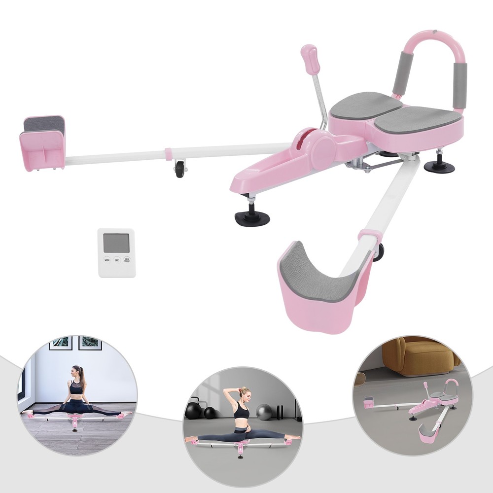 Durable Flexibility Leg Stretcher for Safe & Effective Stretching - Pink