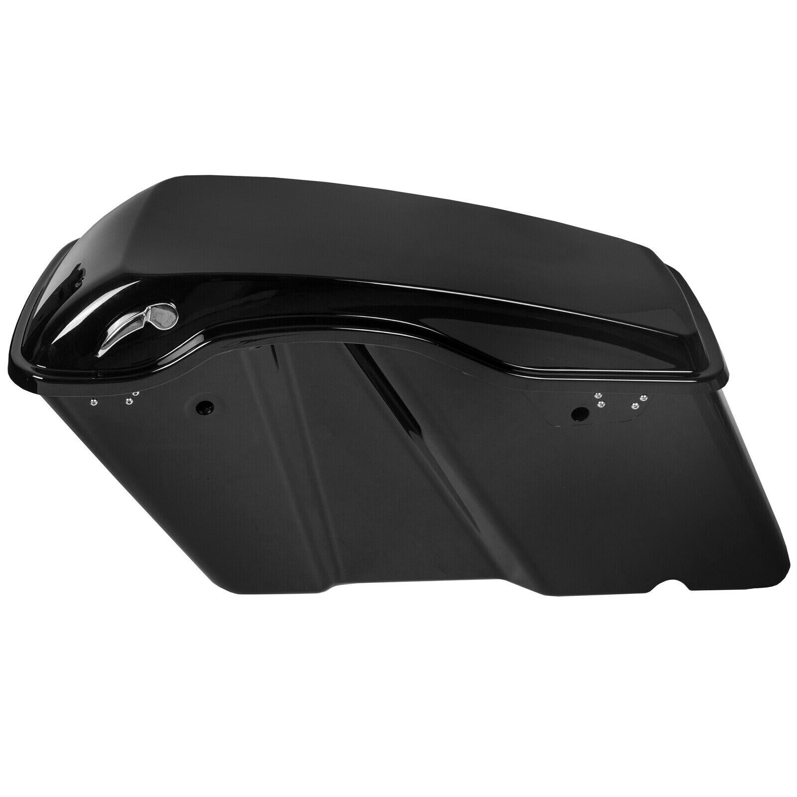 For Harley Touring Road Electra Glide 93-13 Black Hard Saddlebags Saddle Bags