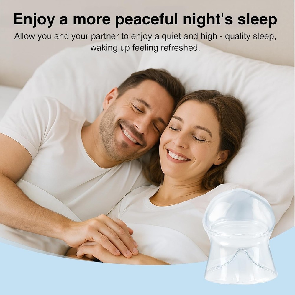 2Pcs Anti Snoring Device Sleep Snoring Solution Reusable Snore Solution Stopper