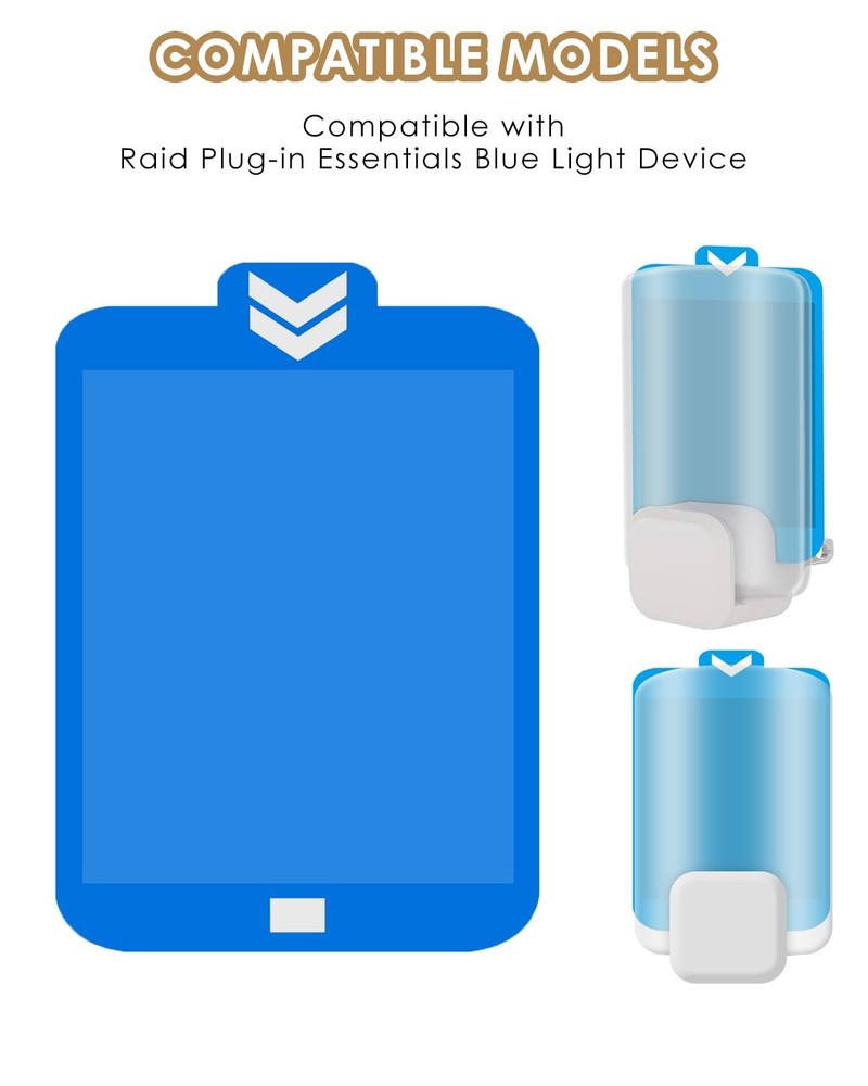 16 Pcs Refill Cartridges Compatible with Raid Essentials Plug-in 16 Pack