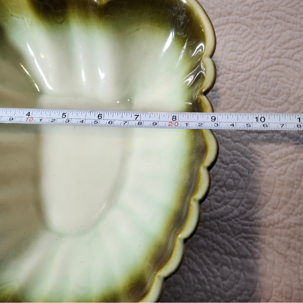 Vintage Hull Scalloped Ceramic Dish #34
