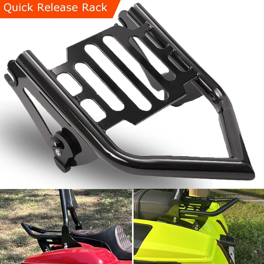 Detachable Two-up Luggage Rack for Harley Touring Road King Street Glide 2009-UP
