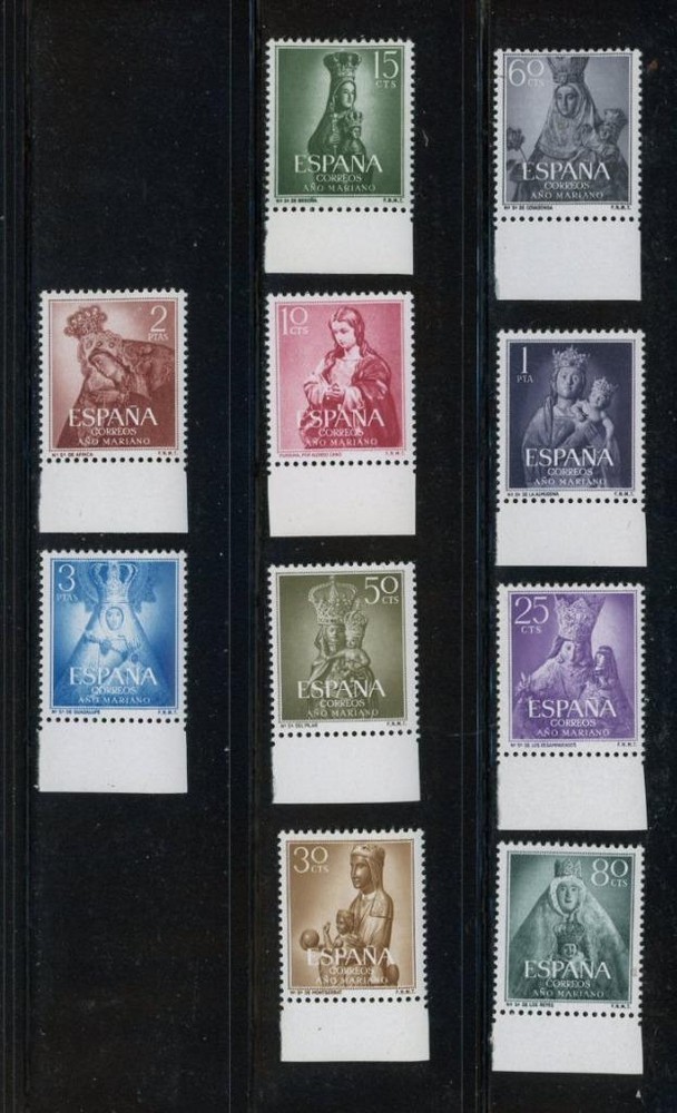 Spain #804-13 MNH