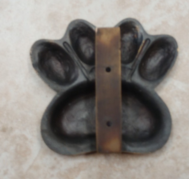 Decorative Solid Brass Paw Hardware Door Knocker Heritage