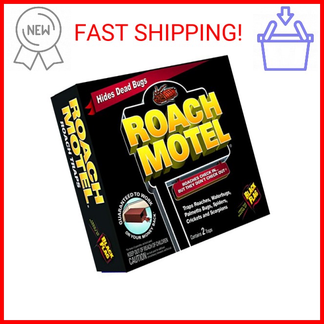 Black Flag Roach Motel Traps, 2-Count, 1-Pack