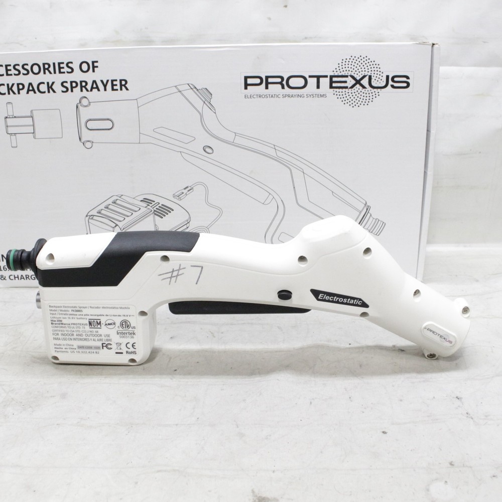 Protexus Backpack Electrostatic Sprayer Head Only PX300ES No Battery