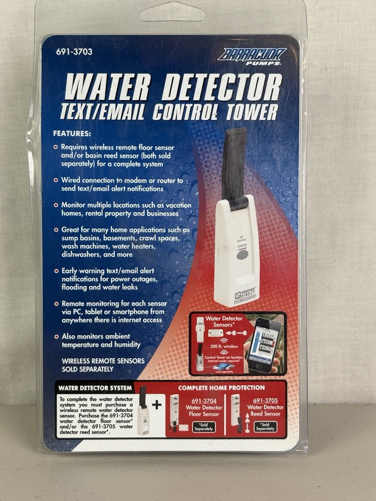 Barracuda Water Detector Text Email Control Tower 691-3703