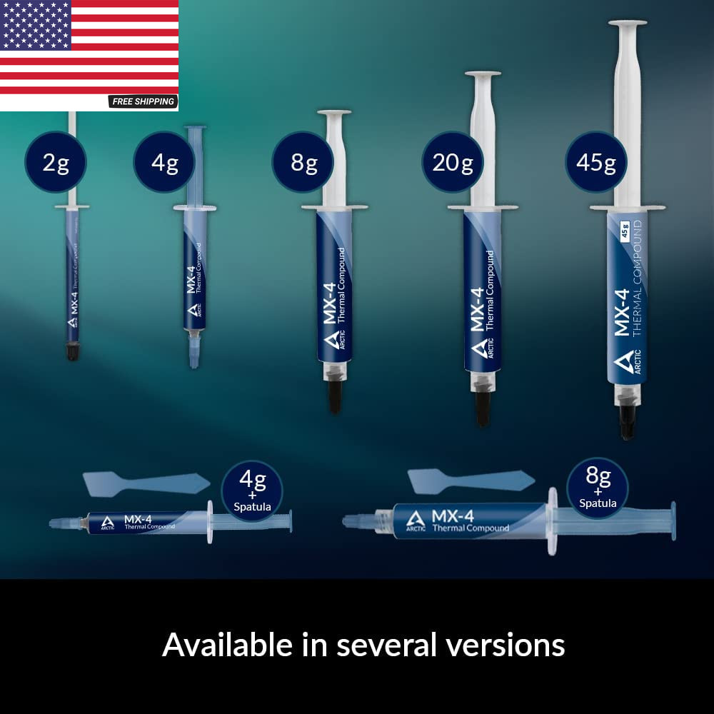 MX-4 (Incl. Spatula, 4 G) - Premium Performance Thermal Paste for All Processors
