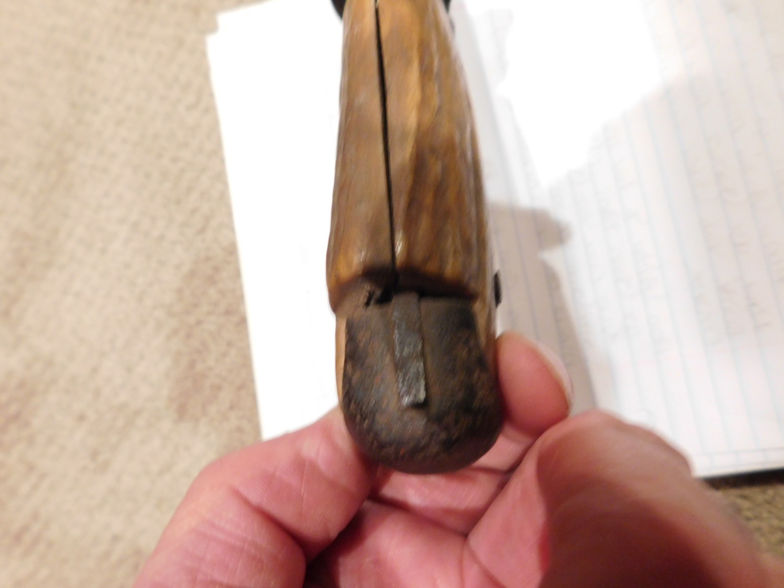 WWI U.S. Army Bolo Knife M-1910 Marked SA Springfield Armory US 1913