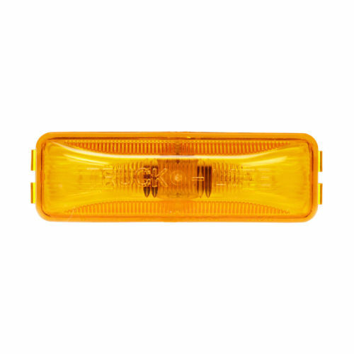 Truck-Lite 19200Y 19 Series, Incan., Yellow Rectangular, 2 Bulb, Base, M/C Light