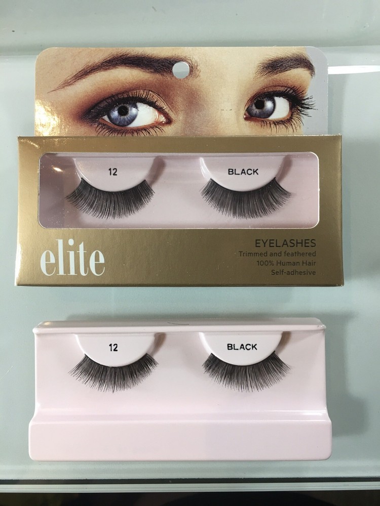 Elite CosmeticsFalse Eyelashes #12 Black Demi