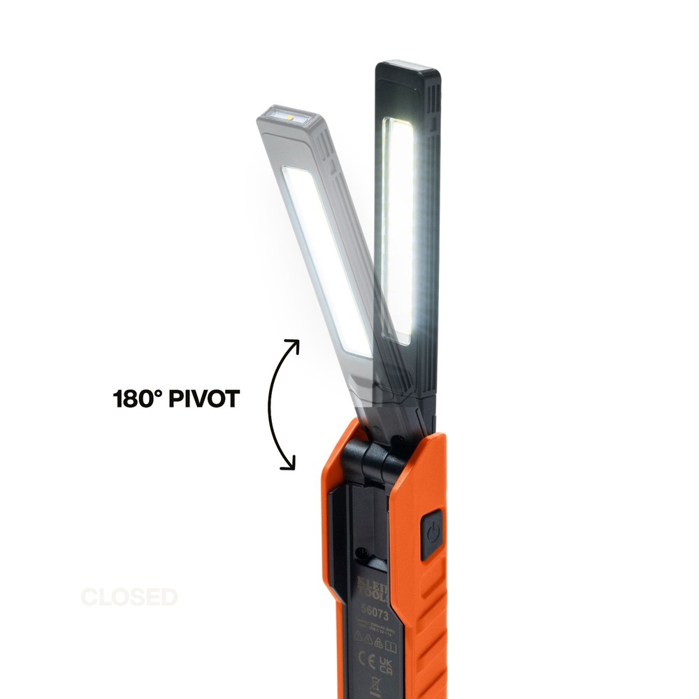 Klein Tools 56073 Rechargeable Handheld Folding Work Light