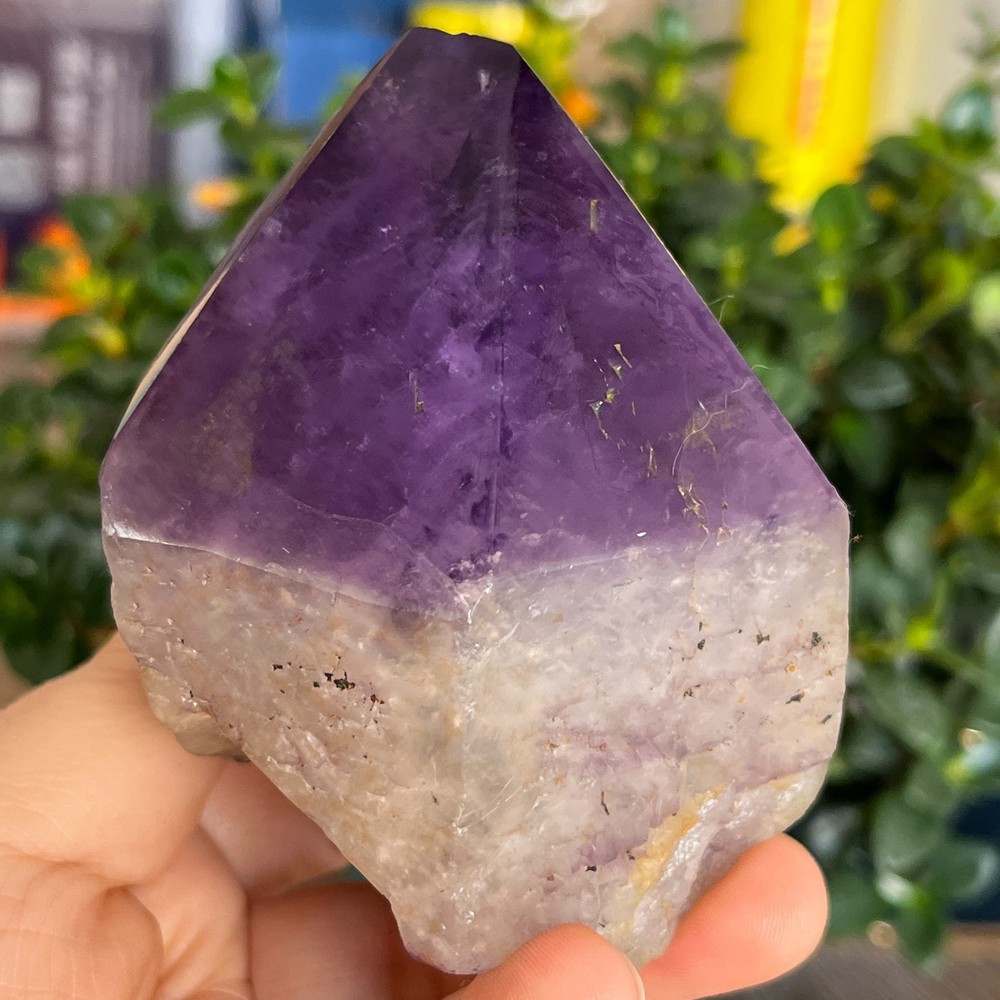 467g Natural Amethyst geode quartz clustercrystal specimen Healing