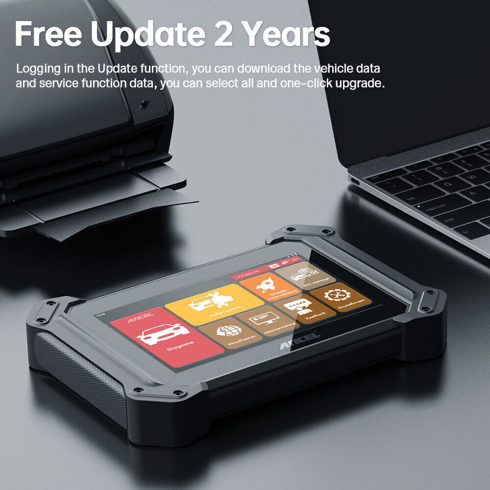 ANCEL V6 OBD2 Scanner Bi-directional Scan Tool All System Diagnostic Active Test
