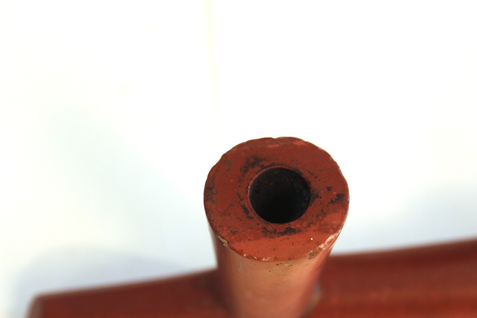 Antique Plains Indian Native American Carved Catlinite Stone Peace Pipe Bowl 7”