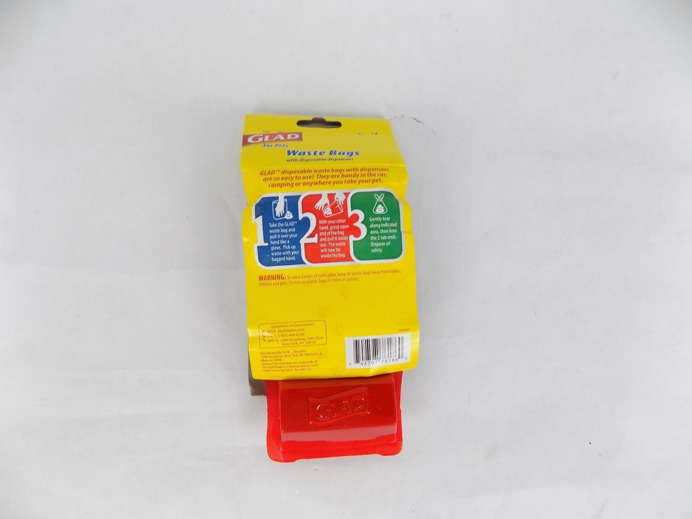 Glad Disposable Waste Bag Set 45 Count Unscented