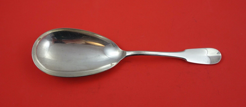 Anjou by Christofle Silverplate Vegetable Spoon  10"