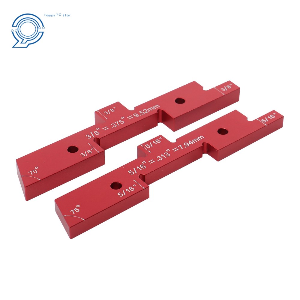 Router Table Setup Bars 14 Pcs Precision Aluminum Setup Blocks Height Gauge