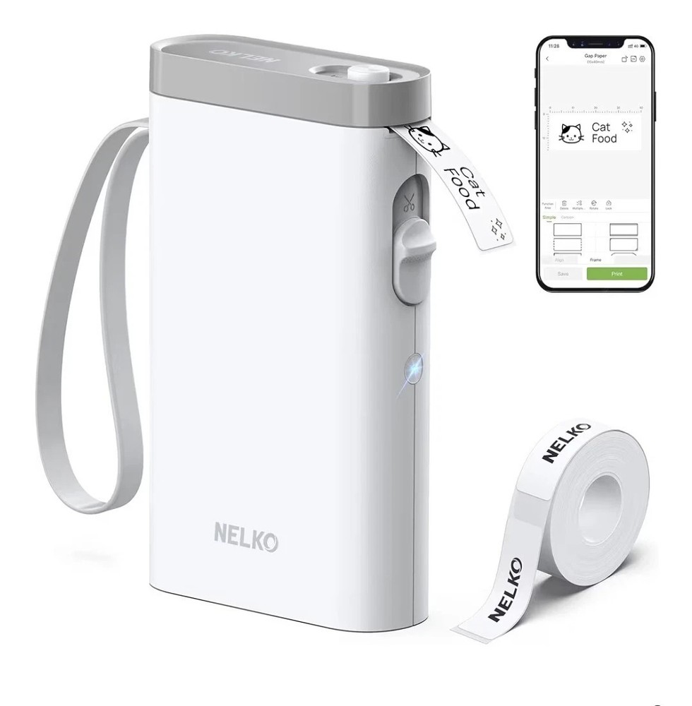 Luxury Nelko Label Maker Machine Tape P21 Bluetooth Label Printer Wireless Mini