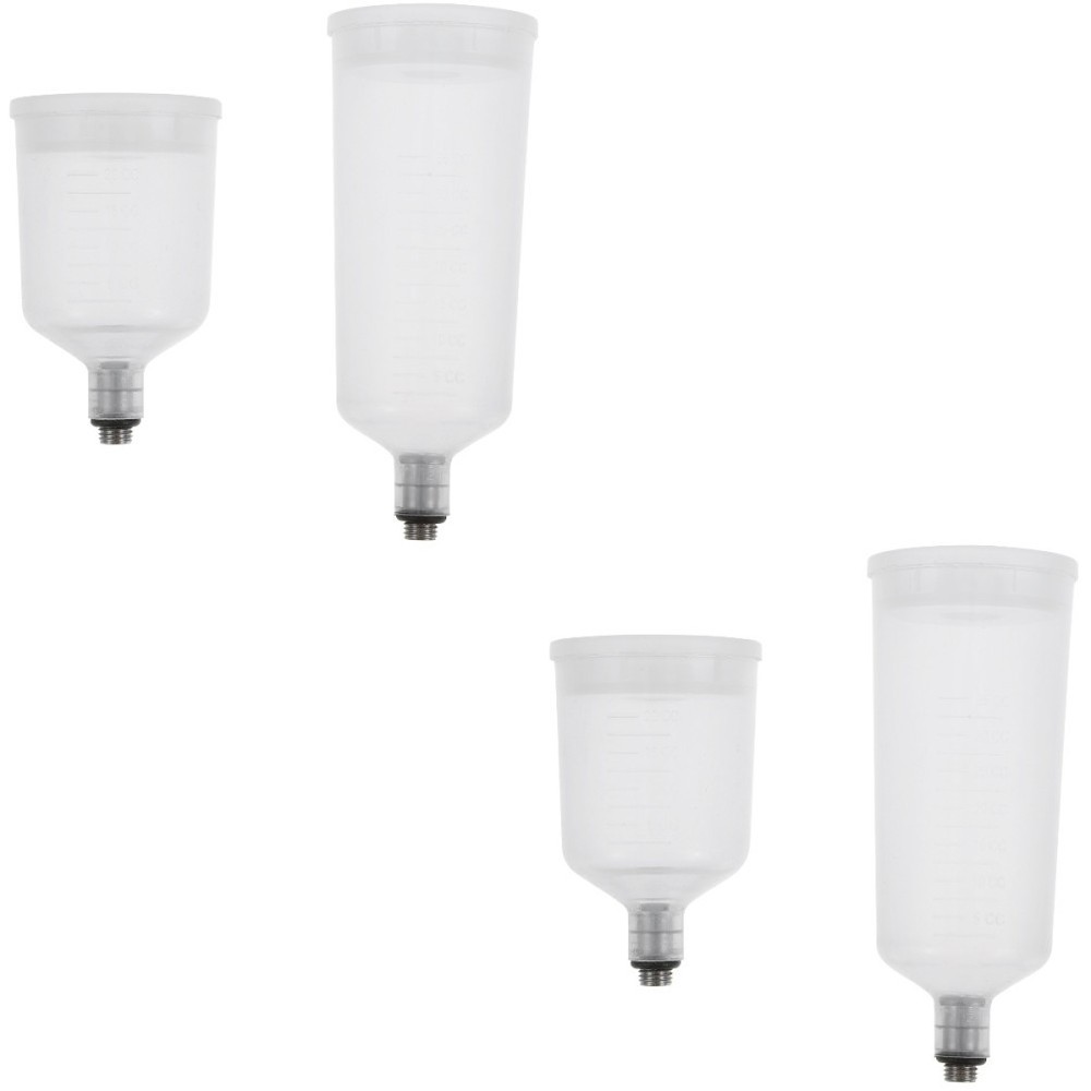 Set of 2 Mini Plastic Paint Cups Airbrush Container Pot Replaceable