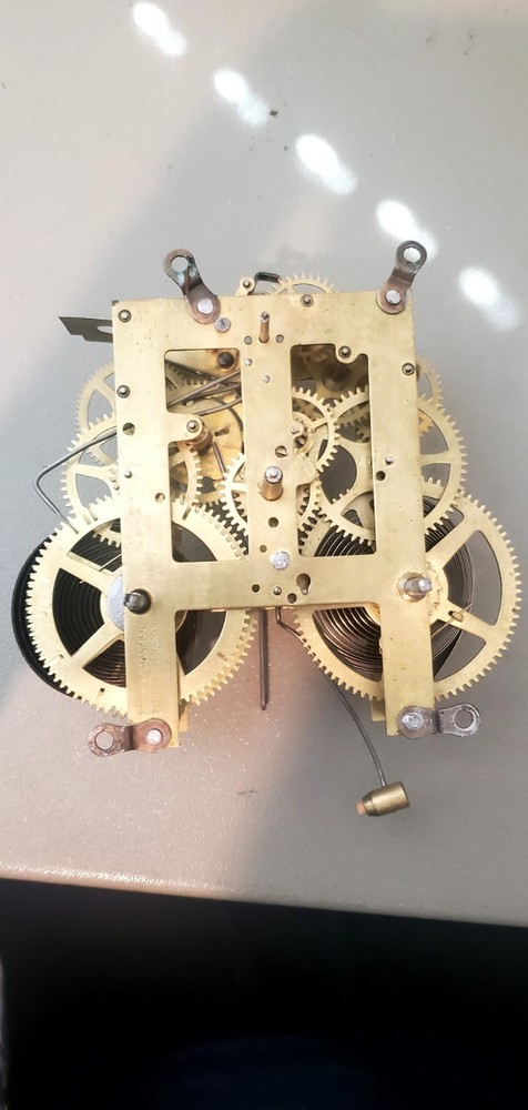 Antique Sessions Mantle Clock Movement Working