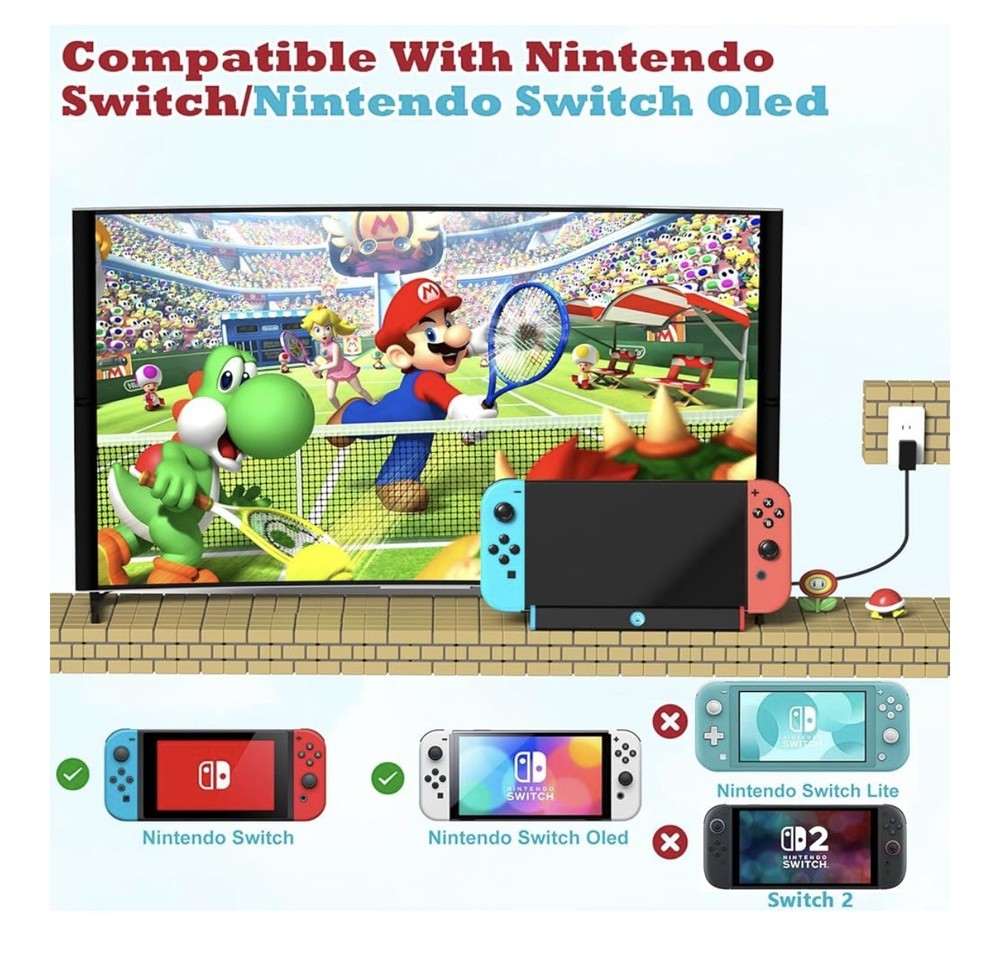 Docking Station For Nintendo Switch/ Switch OLED. (New)