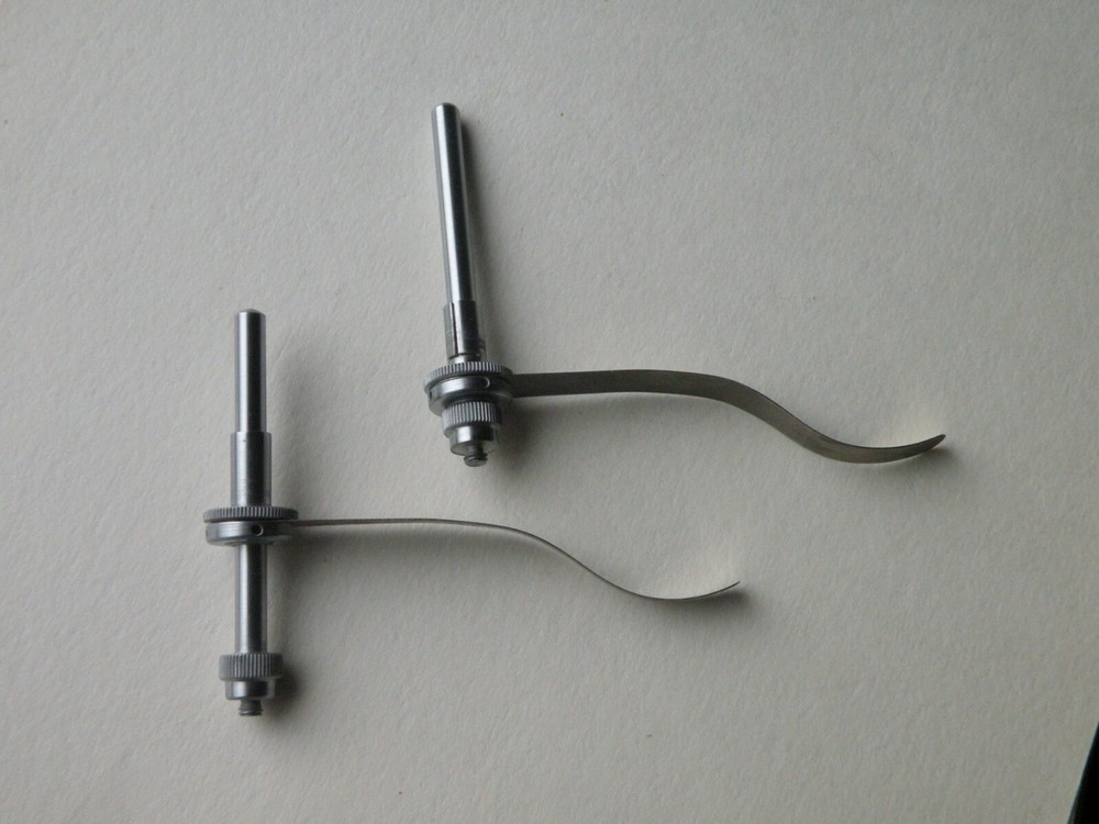 Pair Stage Clips Microscope LOMO ZEISS LEITZ