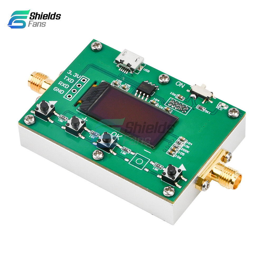 6Ghz RF Digital Attenuator 30DB Step 0.25DB OLED Pogrammable Attenuator Module