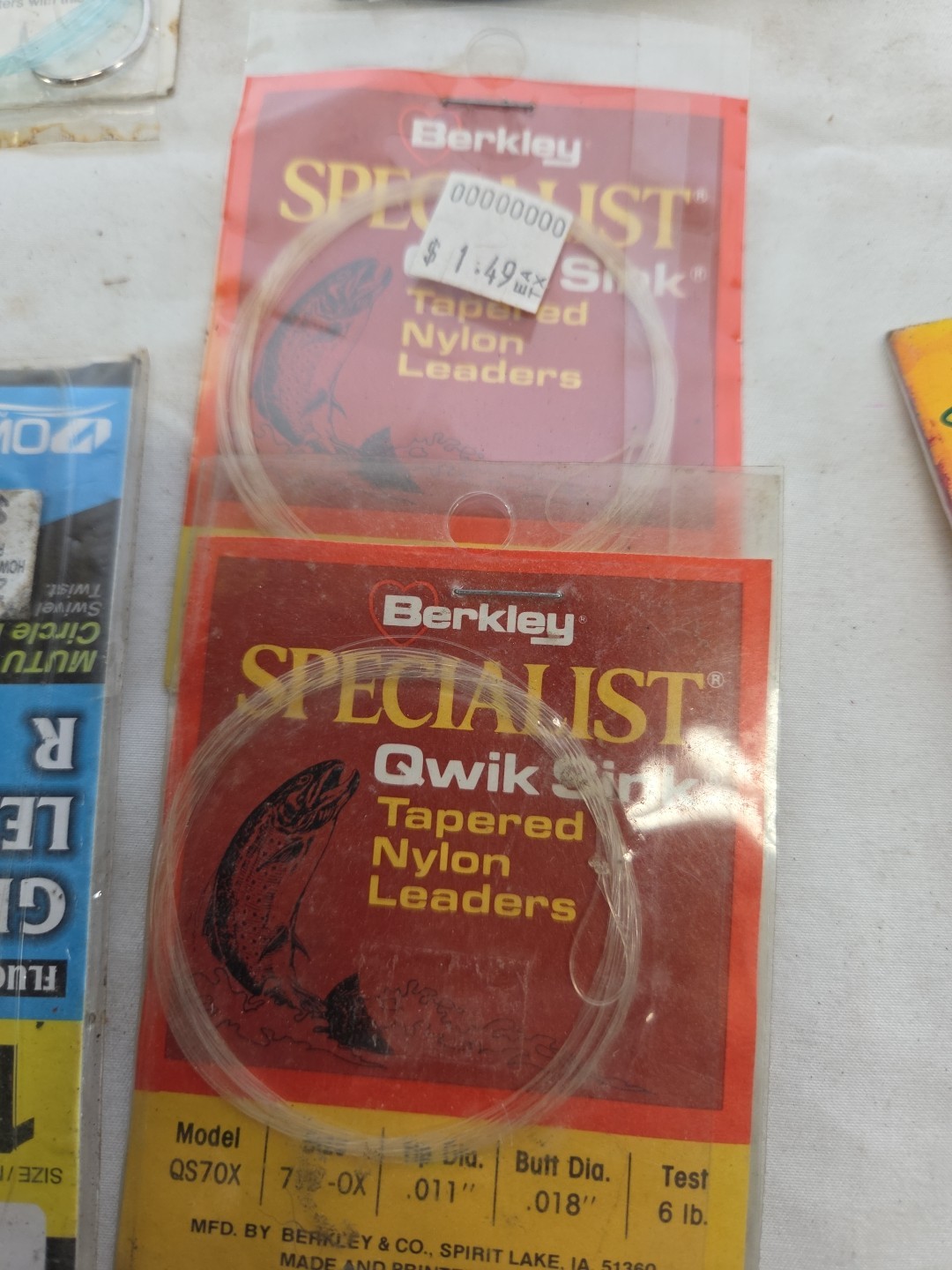 Large Lot Of Misc Fishing Hooks Tackle Trout Salmon Bass New And Used