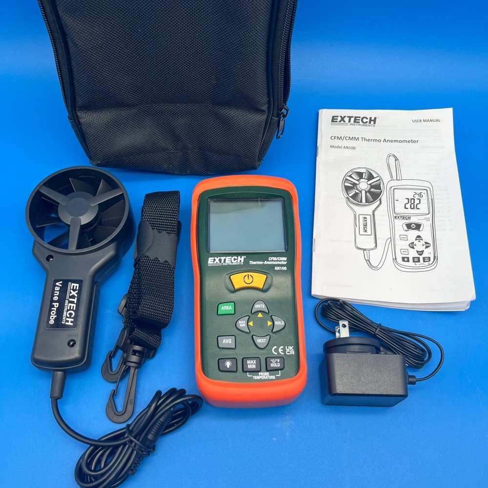 Extech AN100 Thermo-Anemometer CFM/CMM