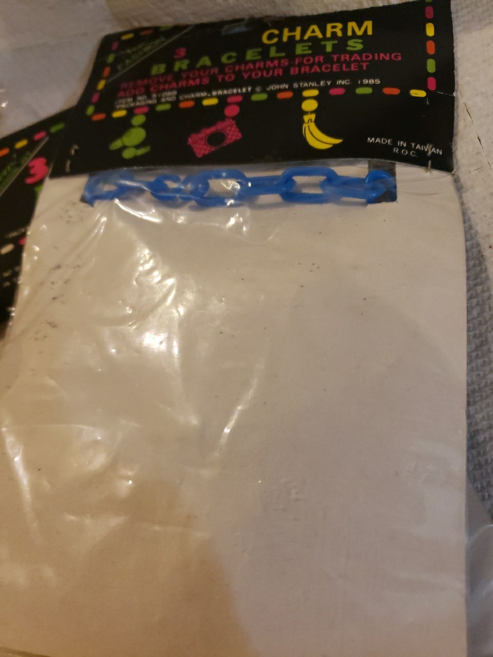 VTG 1980s Clip On Bell Charms /Chains &1 Snap On Bracelet