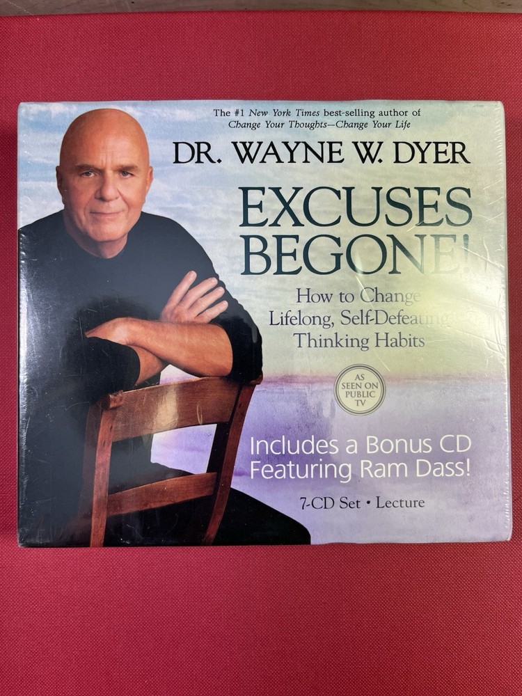 Dr Wayne W Dyer 7 CD Set - Excuses Begone New Never Opened