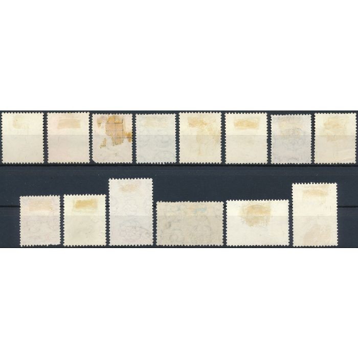 Definitive: 14 Values - Ceylon 1958 - FH - SG 448/57, 460 & 462/4