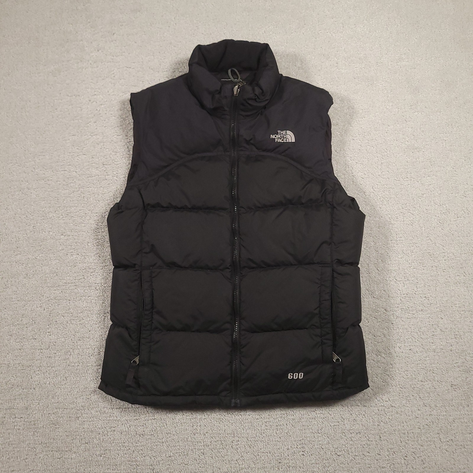 The North Face 600 Puffer Vest Girls L Black Goose Down Winter Ski Snow Gorpcore