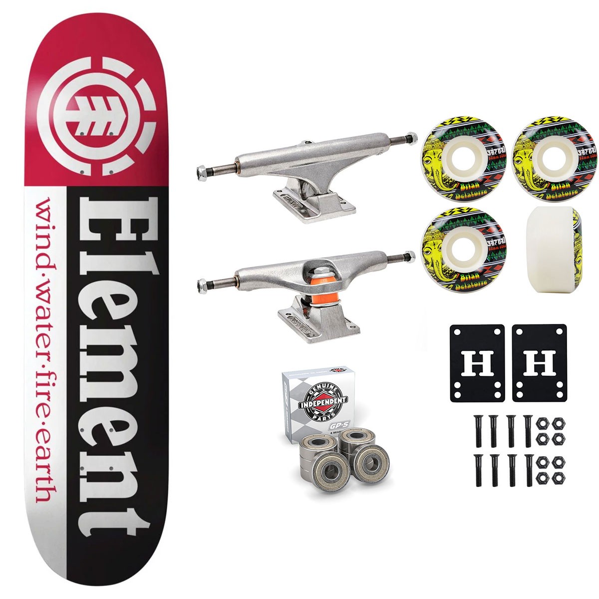 Element Skateboard Independent Satori Premium Complete Assembly Kit