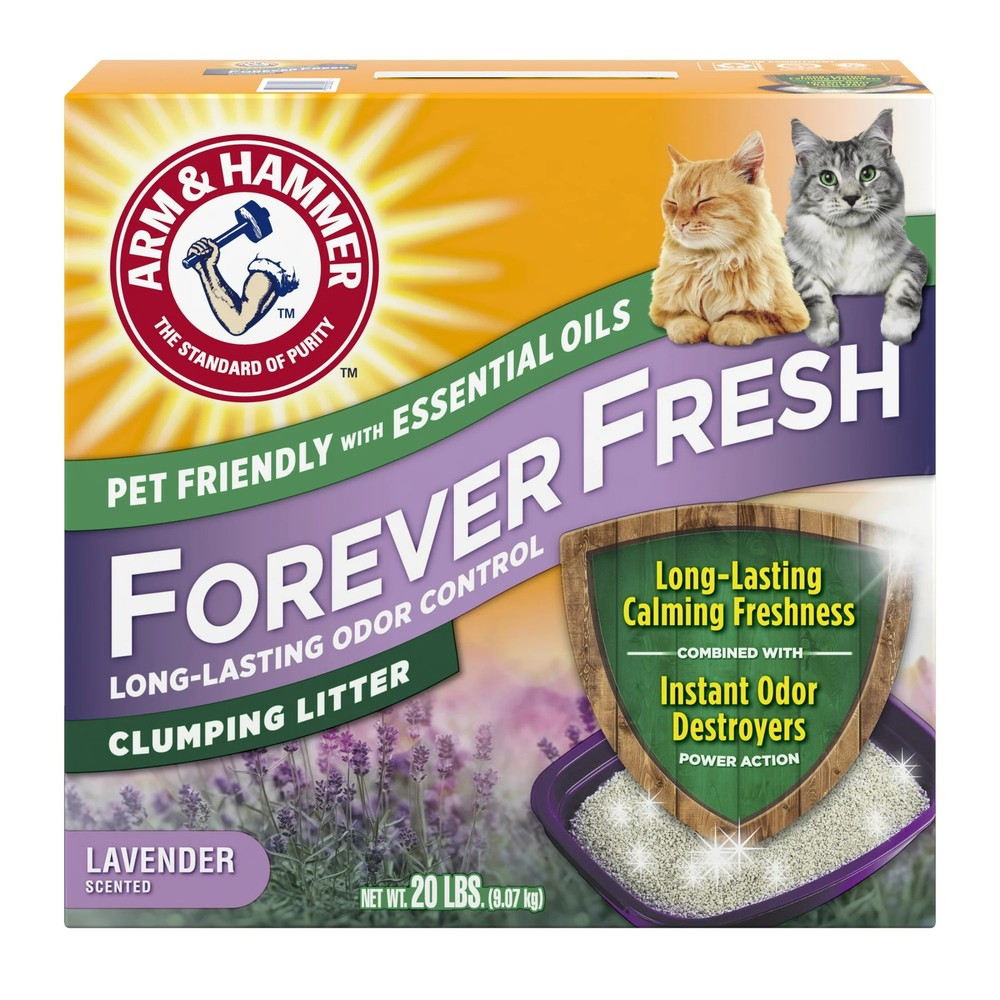 Clumping lavender scented multi cat litter