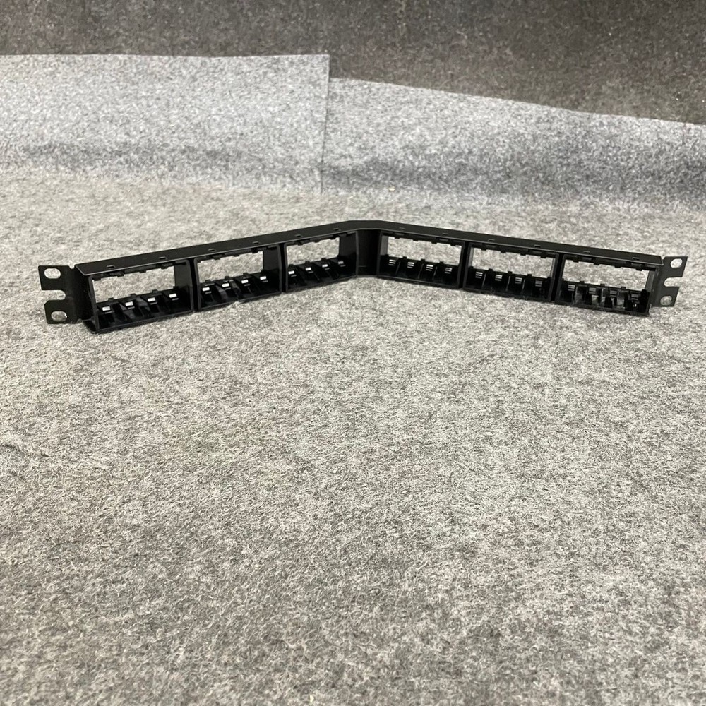PANDUIT Pan-Net 24-Port Flat Angled Flush-Mount Patch Panel Cover CPPA24FMWBLY