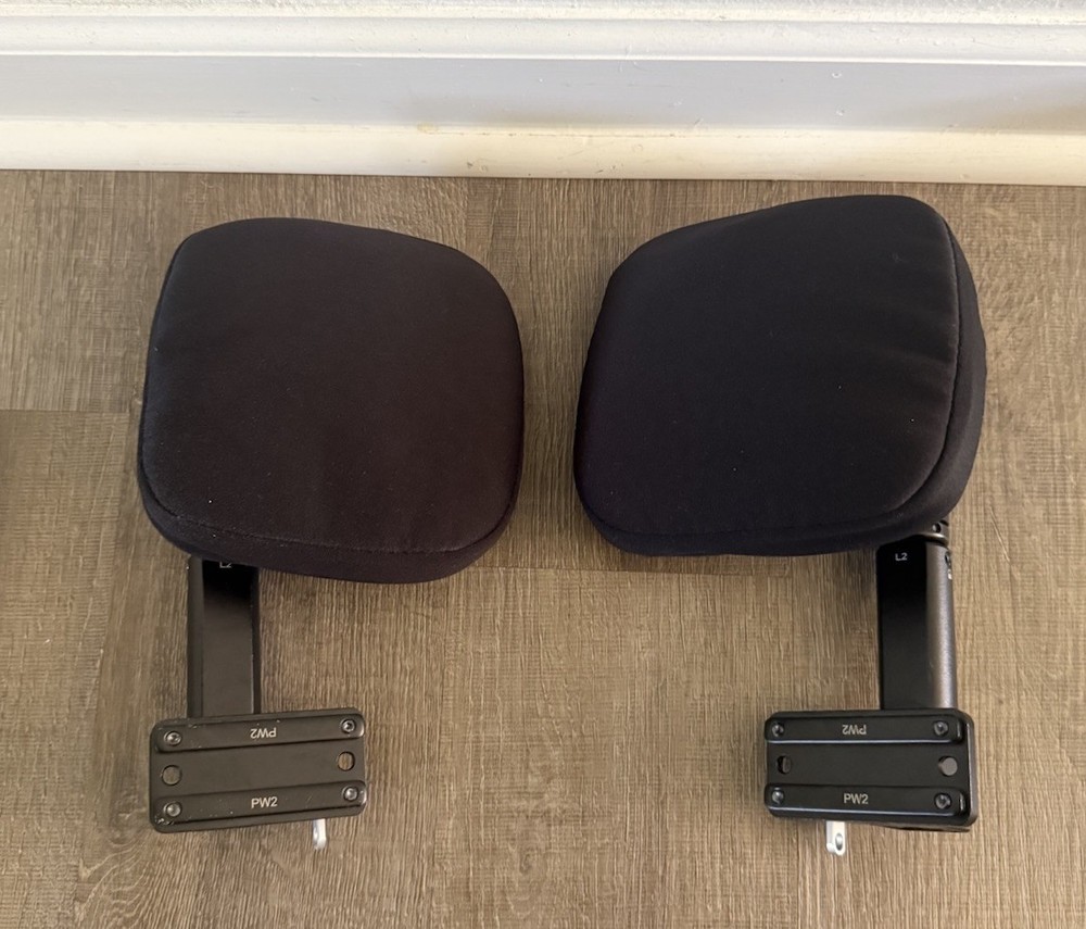 Pair Permobil Lateral Thigh Support  6" X 6"