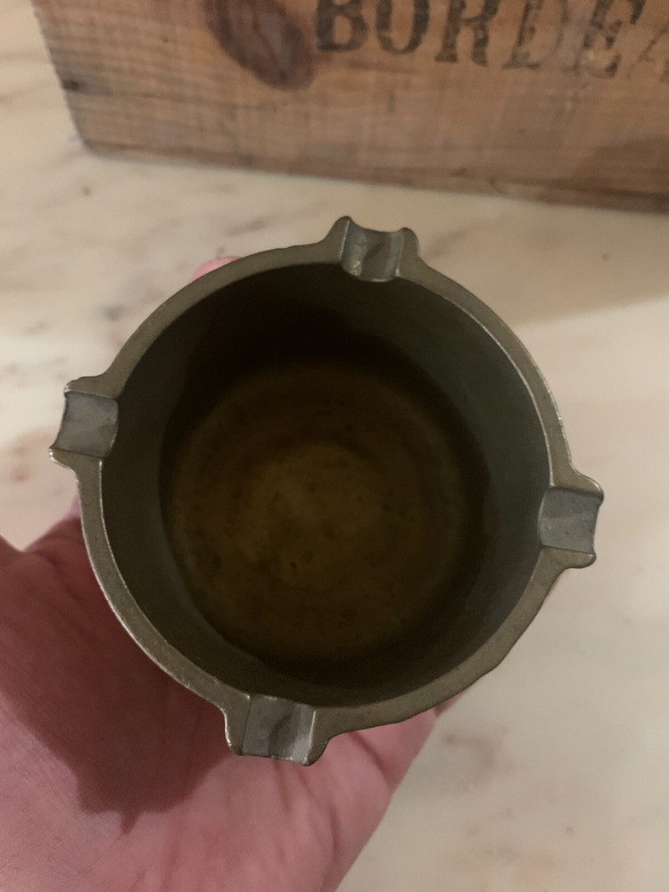 vintage BRASS ASHTRAY