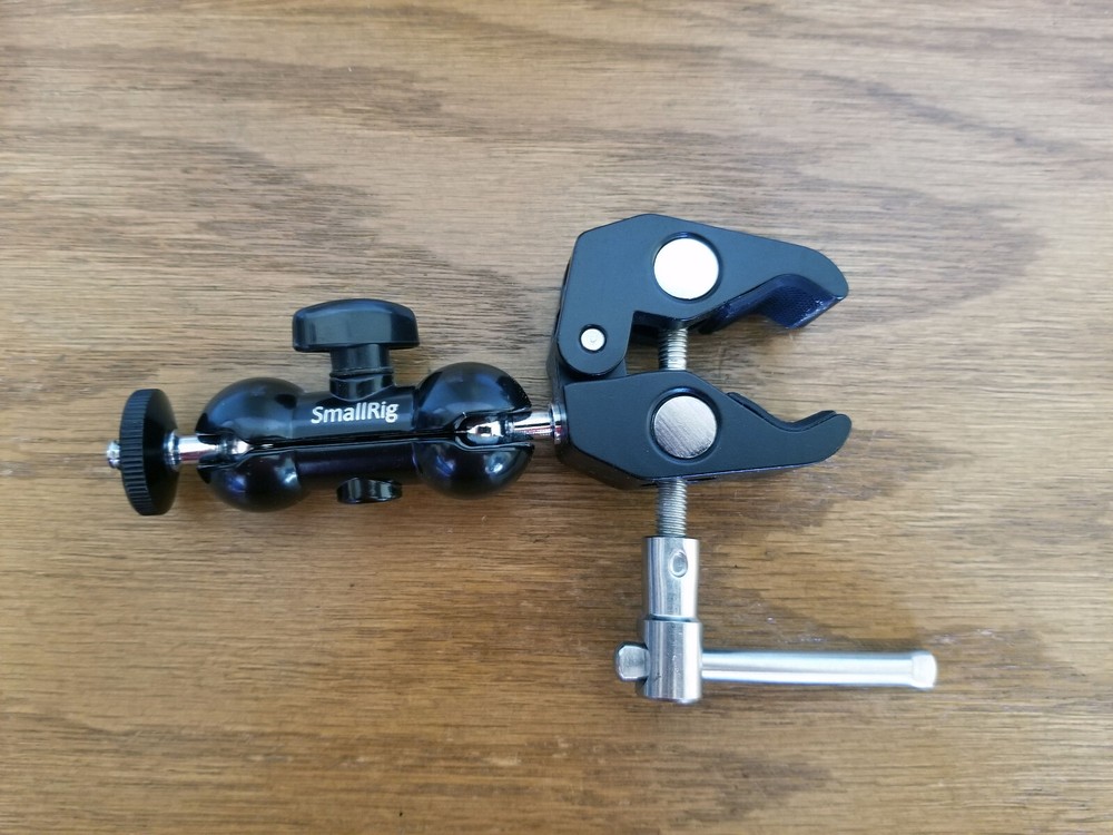 SmallRig Multi-Function Double Ball Head with Clamp 1/4" Screw Model 1138